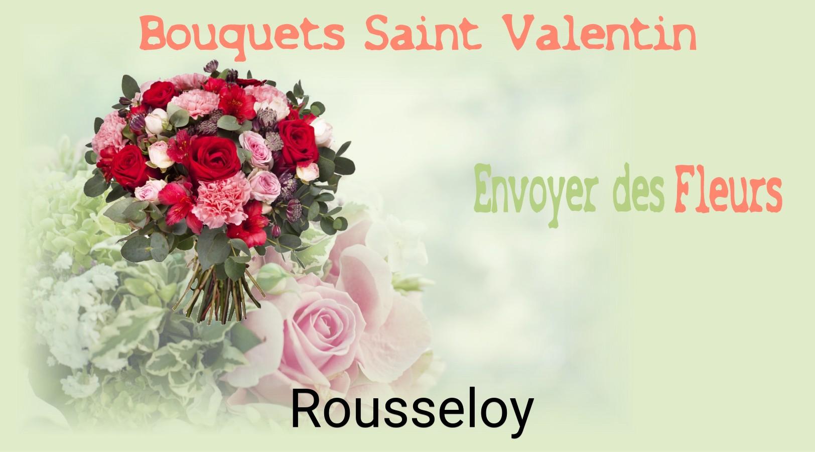 Roses de Saint-Valentin livrées à Rousseloy